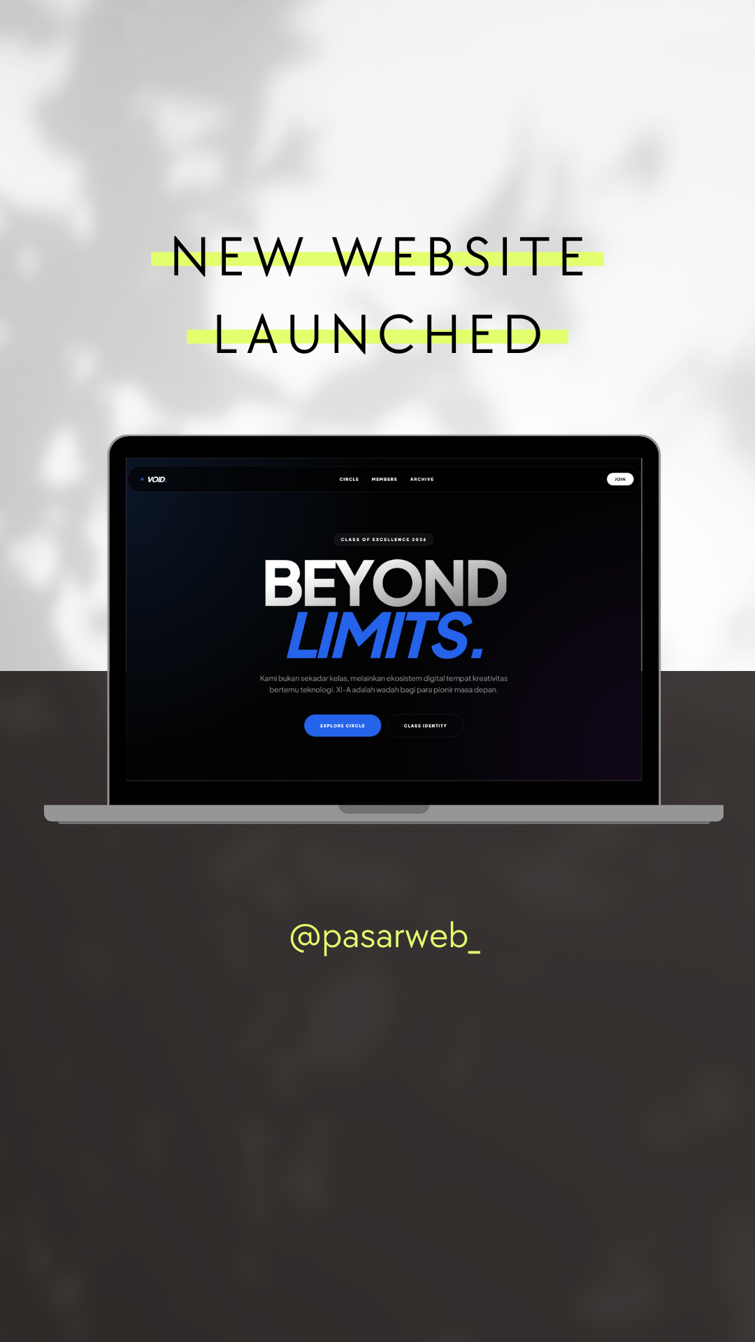 Ethereal XI - VOID Next Level Class Website